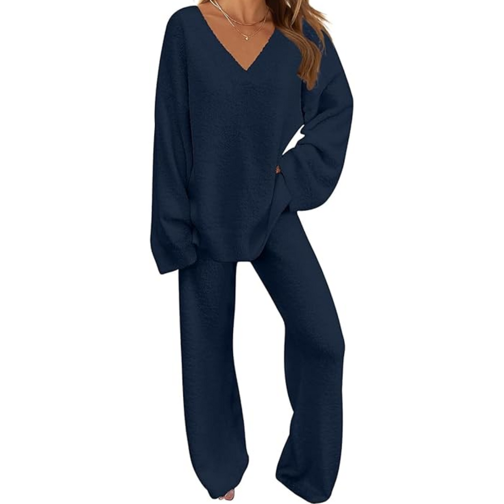 Rianne Cozy Fleece Lounge Set for Ultimate Comfort - Soft & Stylish Loungewear