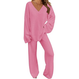 Rianne Cozy Fleece Lounge Set for Ultimate Comfort - Soft & Stylish Loungewear