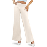 Stylish High Waist Wide Leg Palazzo Trousers for Ultimate Comfort - Oriana Collection
