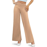 Stylish High Waist Wide Leg Palazzo Trousers for Ultimate Comfort - Oriana Collection
