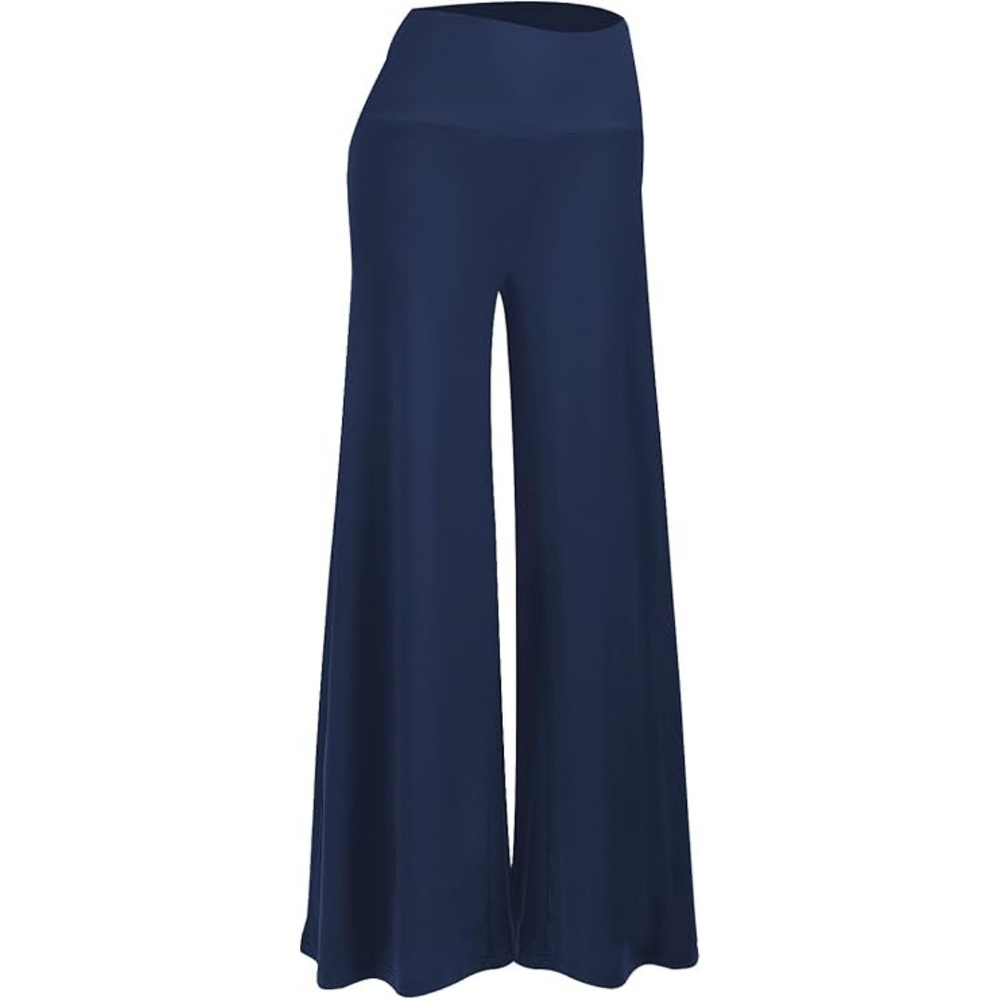 Stylish High Waist Wide Leg Palazzo Trousers for Ultimate Comfort - Oriana Collection