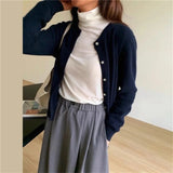 Comfortable Knitted Cardigan with Buttons - Isla