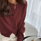 Comfortable Knitted Cardigan with Buttons - Isla