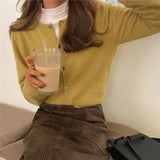 Comfortable Knitted Cardigan with Buttons - Isla