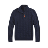Comfortable Men's Half Zip Sweater - Vincent - 4