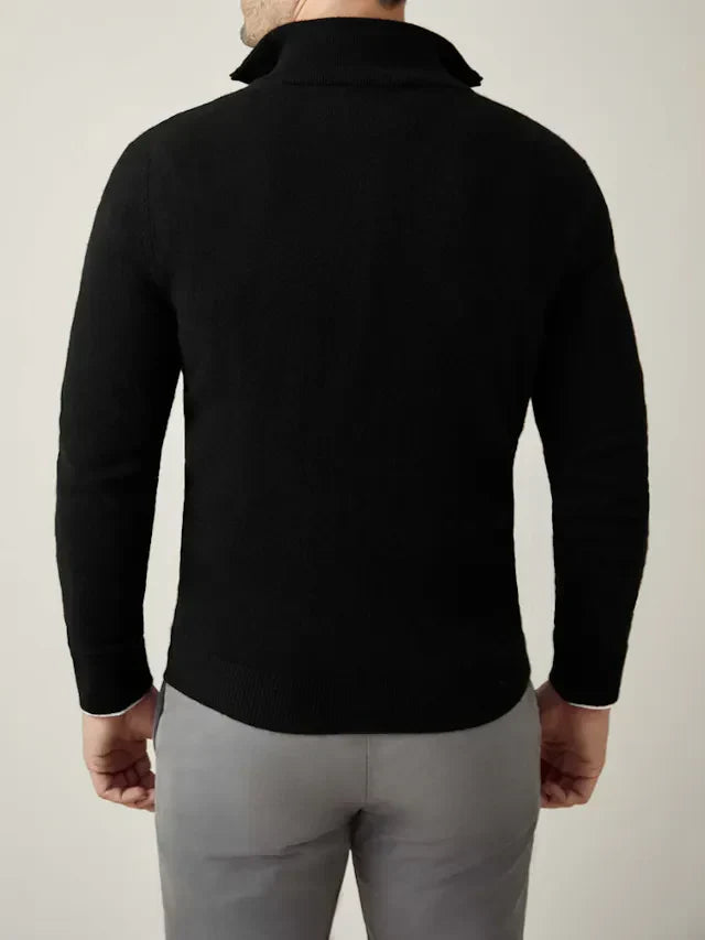 Comfortable Men's Zip-up Sweater - Lucas - 11