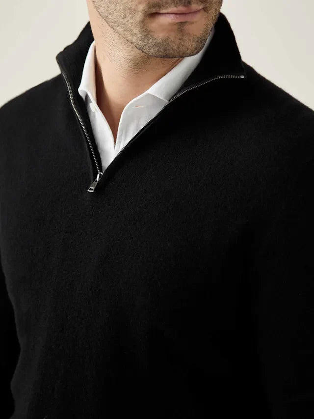 Comfortable Men's Zip-up Sweater - Lucas - 12