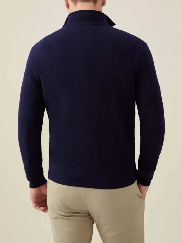 Comfortable Men's Zip-up Sweater - Lucas - 14