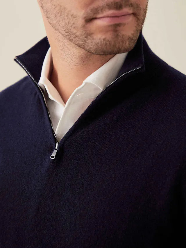 Comfortable Men's Zip-up Sweater - Lucas - 15