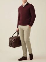 Comfortable Men's Zip-up Sweater - Lucas - 2