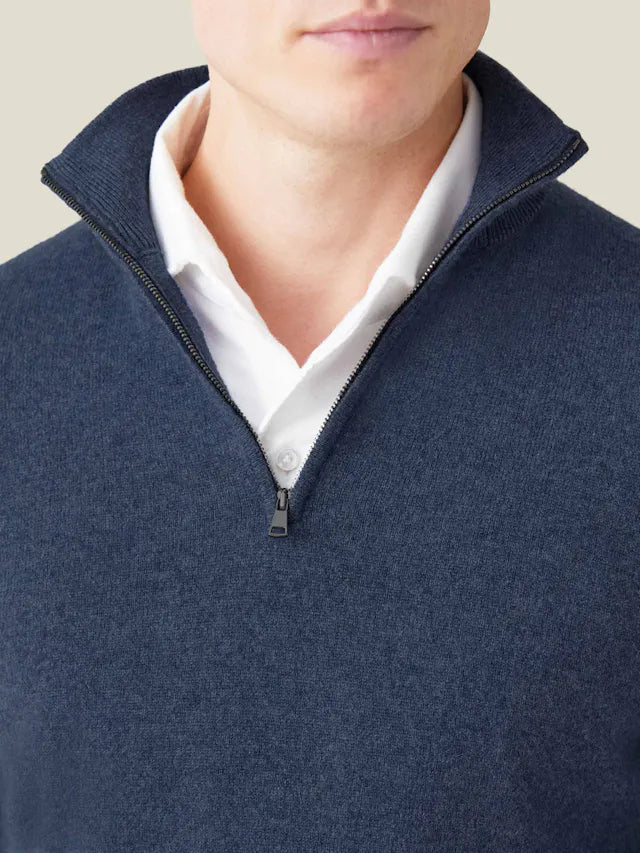 Comfortable Men's Zip-up Sweater - Lucas - 8