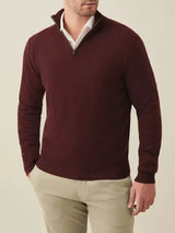 Comfortable Men's Zip-up Sweater - Lucas