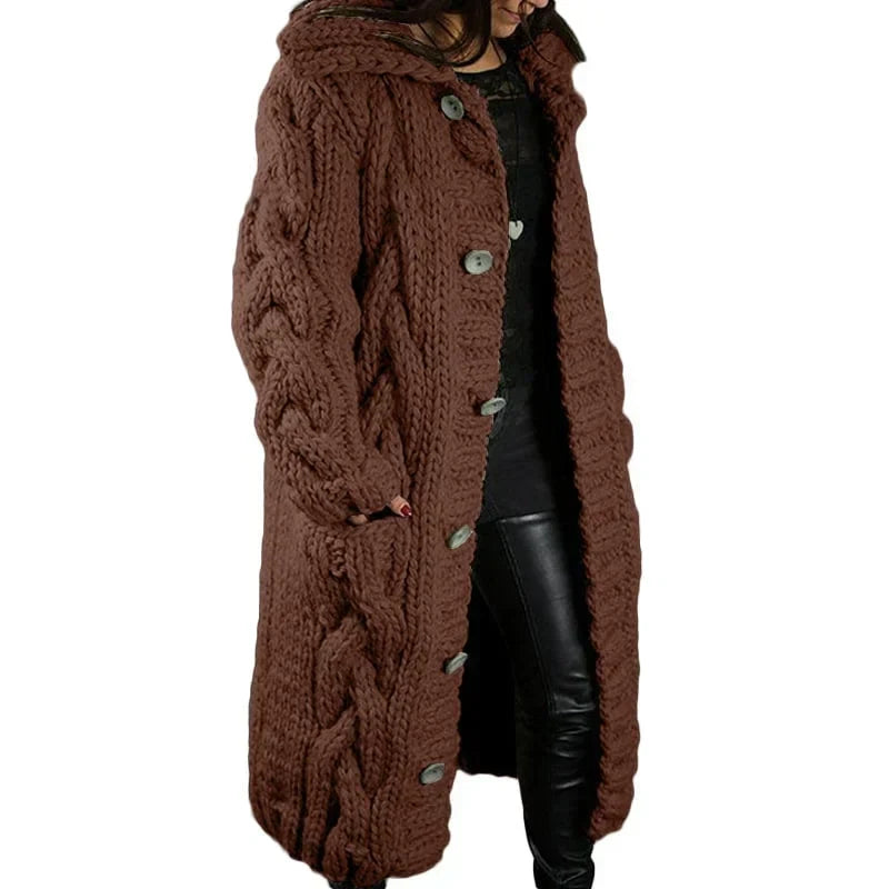 Comfortable Thick Knitted Cardigan - Emma