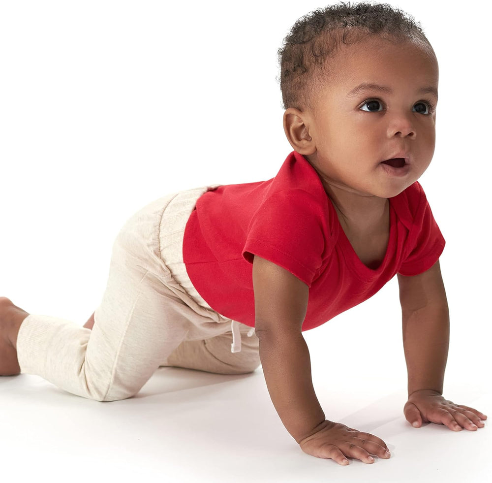 3-Pack Comfortable Toddler Jogging Pants - Soft & Stretchy Essentials for Active Kids