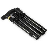Adjustable Lightweight Aluminum Walking Stick for Seniors - Ergonomic Grip & Slip-Resistant Tip for Enhanced Stability