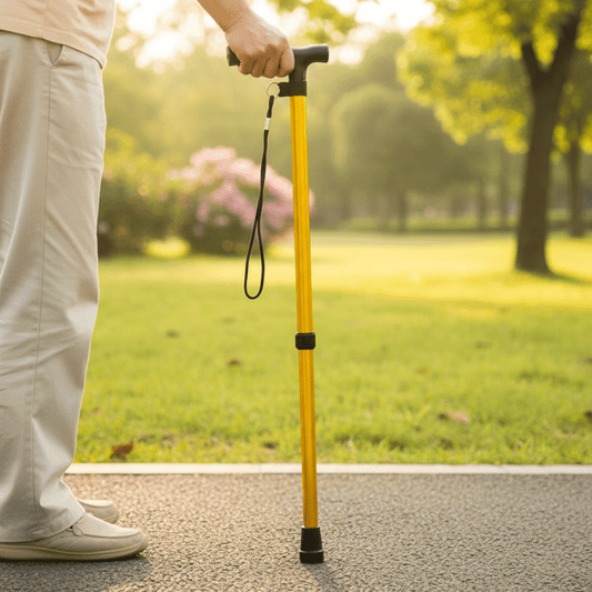 Adjustable Lightweight Aluminum Walking Stick for Seniors