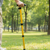 Adjustable Lightweight Aluminum Walking Stick for Seniors - Ergonomic Grip & Slip-Resistant Tip for Enhanced Stability