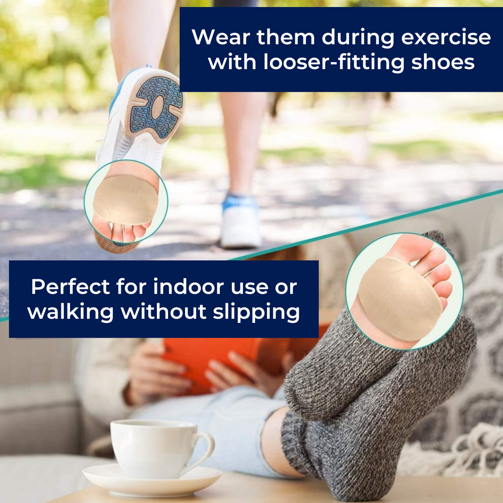 Enhanced Product Title: ComfortStep Gel Cushions for Morton’s Neuroma & Metatarsalgia | Metatarsal Support Pads for Foot Pain Relief | Everyday Comfort & Pain Relief Solutions by Davy