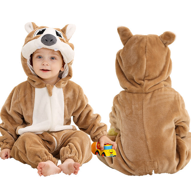 Cozy Hooded Baby Onesie - Ultra-Soft Winter Warmth for Ultimate Comfort