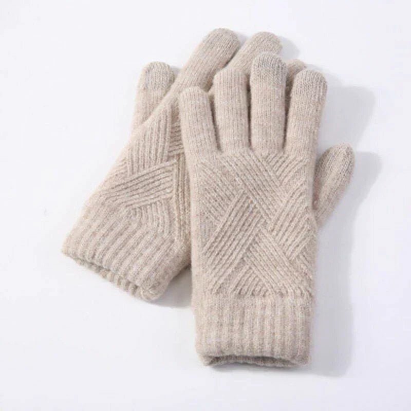 Isabelle Comfy Knitted Women's Gloves - Warm & Stylish Winter Accessories