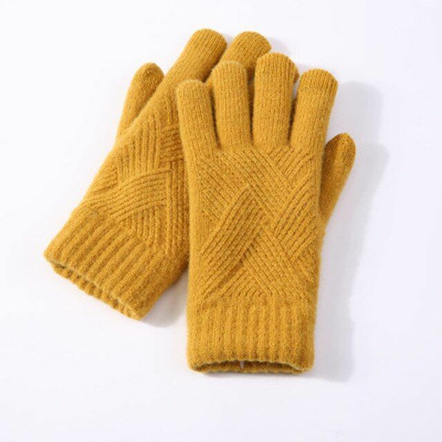 Isabelle Comfy Knitted Women's Gloves - Warm & Stylish Winter Accessories