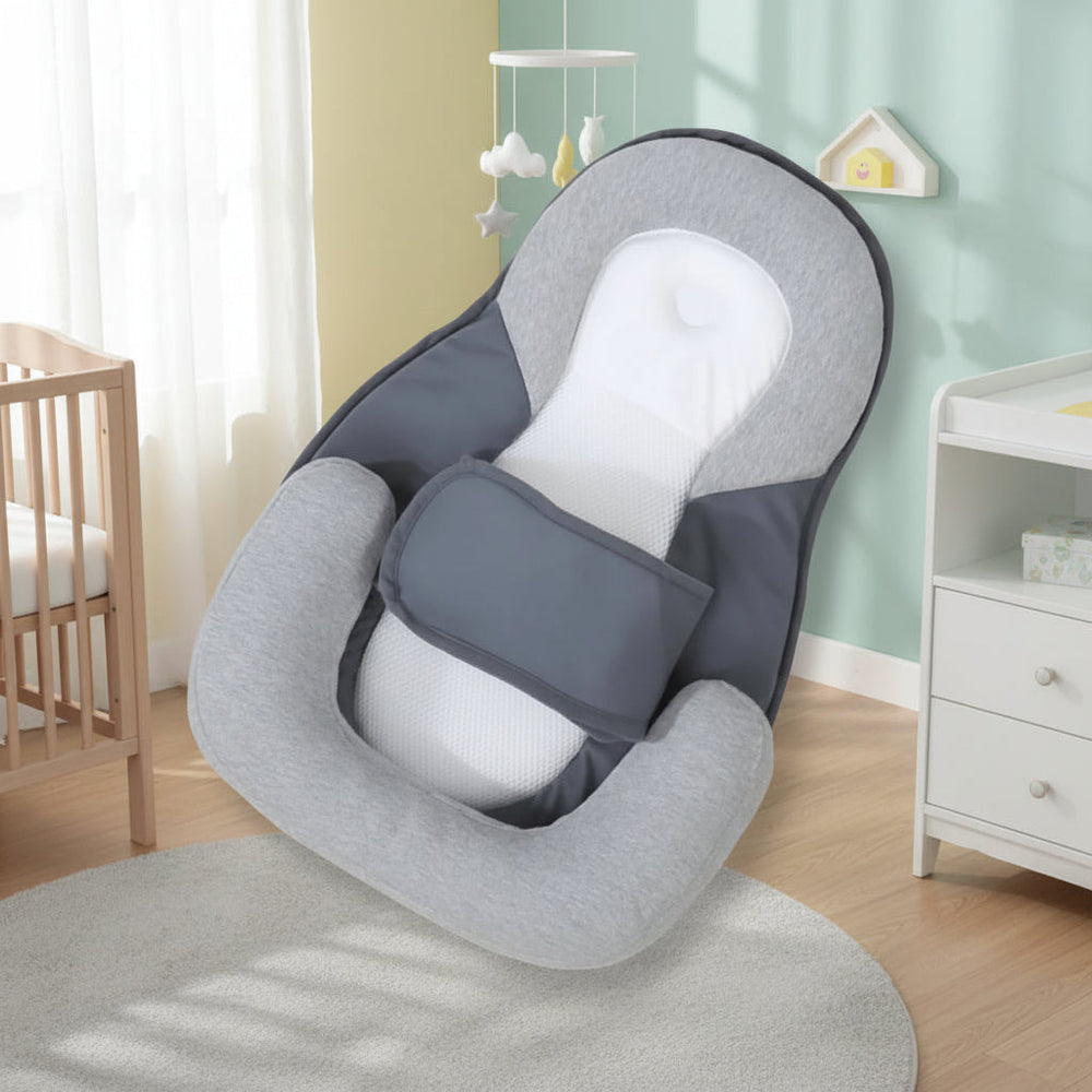 Enhanced Product Title: **COMFYNEST Ergonomic Baby Pillow with Incline – Comfortable Support for Infants**