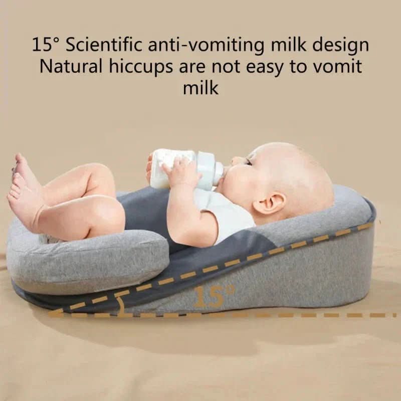 Enhanced Product Title: **COMFYNEST Ergonomic Baby Pillow with Incline – Comfortable Support for Infants**