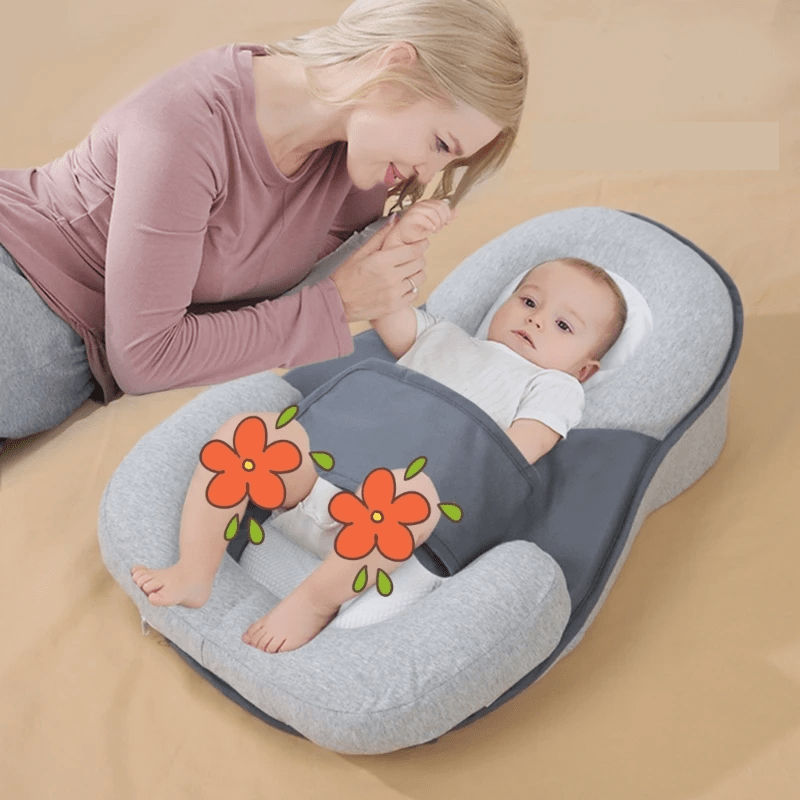 Enhanced Product Title: **COMFYNEST Ergonomic Baby Pillow with Incline – Comfortable Support for Infants**