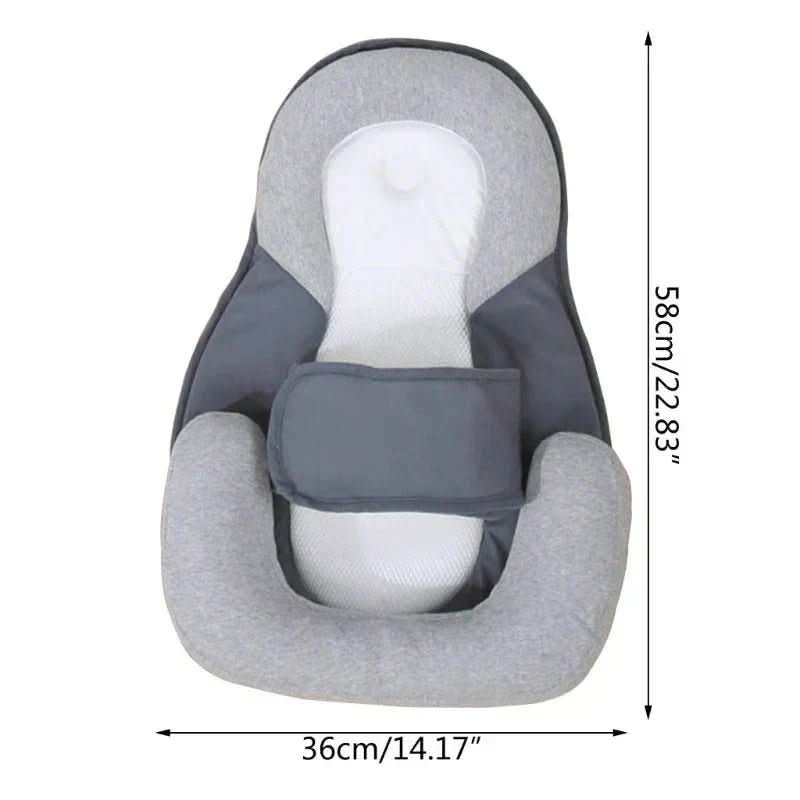 Enhanced Product Title: **COMFYNEST Ergonomic Baby Pillow with Incline – Comfortable Support for Infants**