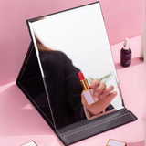 Portable Compact Make-Up Mirror with Adjustable Stand - Perfect for Travel and Vanity Use