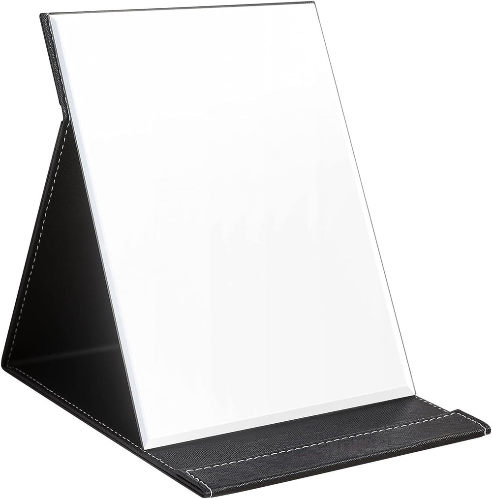 Portable Compact Make-Up Mirror with Adjustable Stand - Perfect for Travel and Vanity Use