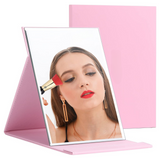 Portable Compact Make-Up Mirror with Adjustable Stand - Perfect for Travel and Vanity Use