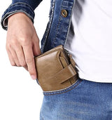 BowLift | Compact Genuine Leather RFID Blocking Multi-Functional Wallet