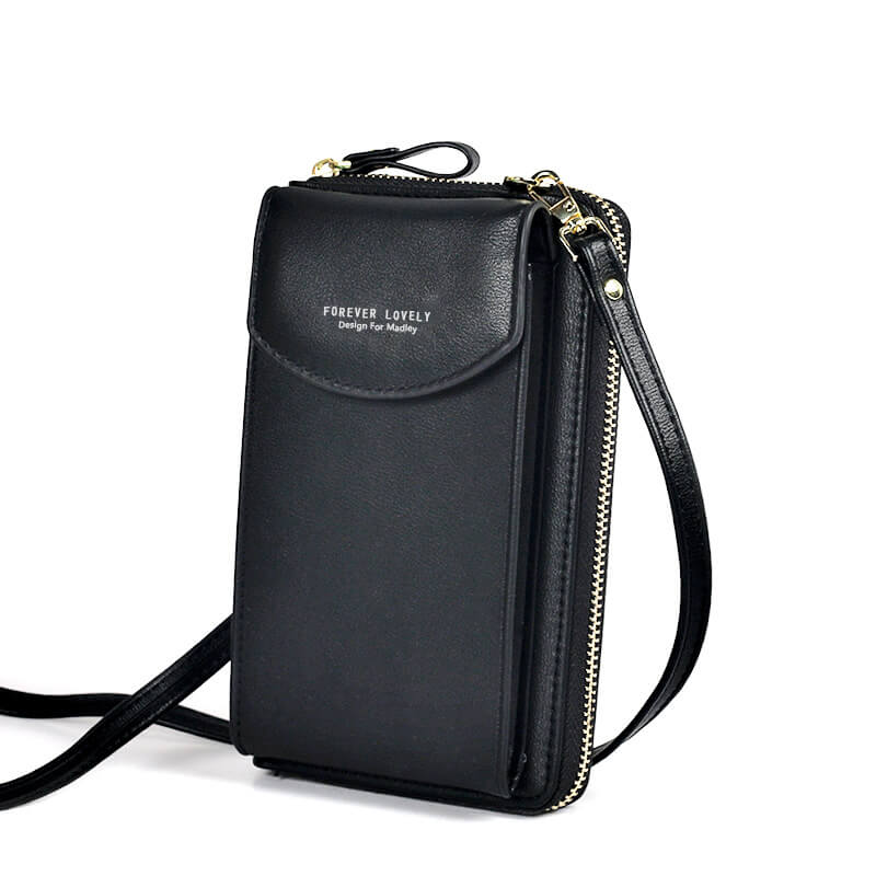 Stylish Compact PU Leather Crossbody Shoulder Bag with Adjustable Strap - Perfect for Everyday Use