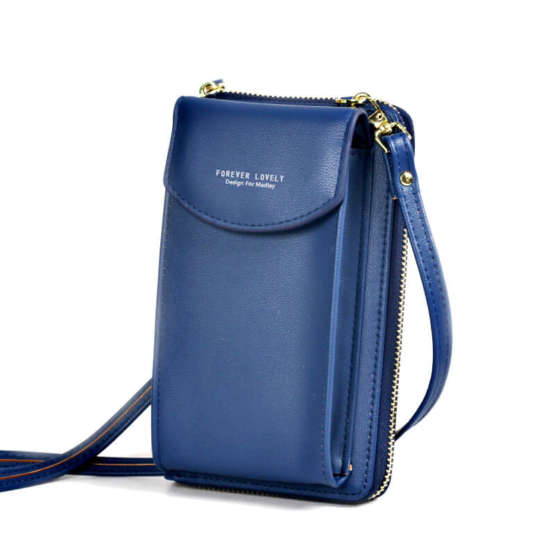 Stylish Compact PU Leather Crossbody Shoulder Bag with Adjustable Strap - Perfect for Everyday Use