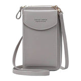 Stylish Compact PU Leather Crossbody Shoulder Bag with Adjustable Strap - Perfect for Everyday Use