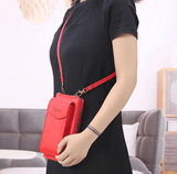 Stylish Compact PU Leather Crossbody Shoulder Bag with Adjustable Strap - Perfect for Everyday Use