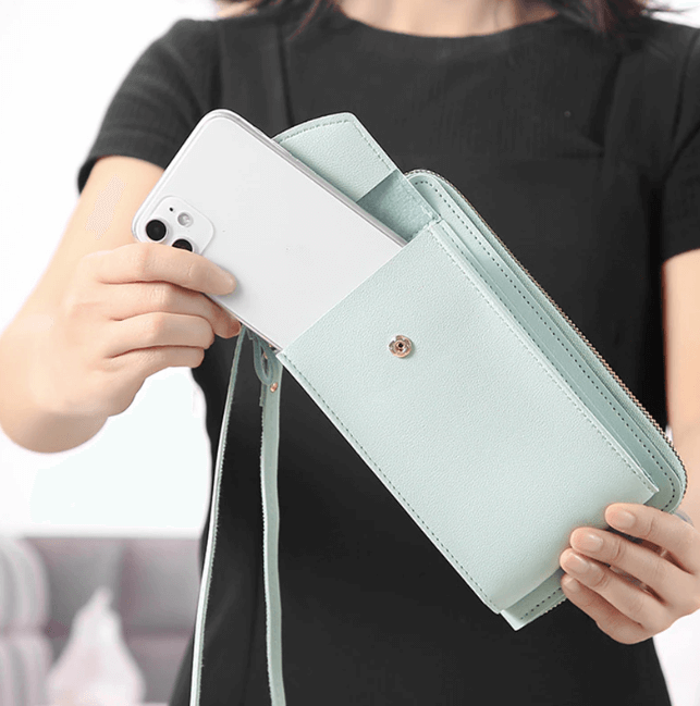 Stylish Compact PU Leather Crossbody Shoulder Bag with Adjustable Strap - Perfect for Everyday Use