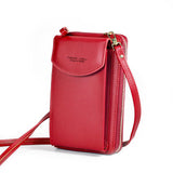 Stylish Compact PU Leather Crossbody Shoulder Bag with Adjustable Strap - Perfect for Everyday Use
