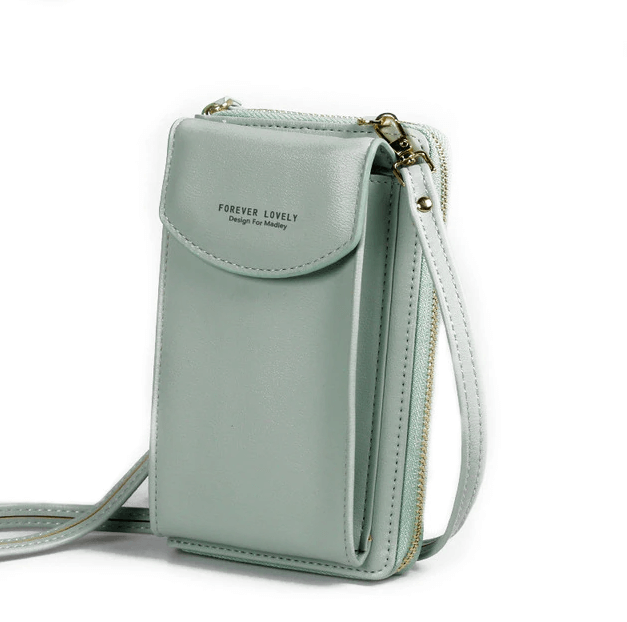 Stylish Compact PU Leather Crossbody Shoulder Bag with Adjustable Strap - Perfect for Everyday Use