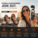 Pocket Action Camera – 1080P, 1.9-Inch Touchscreen & 170° Wide Angle