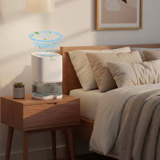 Portable Dehumidifier – Built-In Night Light, Compact & Auto Shut-Off