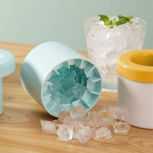 Ice Cube Tray – Silicone, Portable & Space-Saving Design