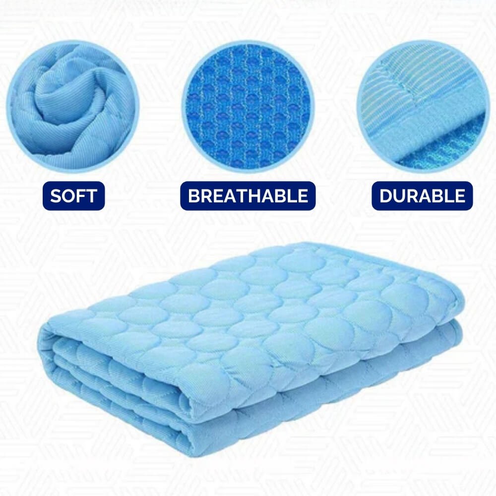 CoolPaws Dog Cooling Mat - Premium Pet Cooling Pad for Hot Weather Relief | Durable, Non-Toxic & Easy to Clean