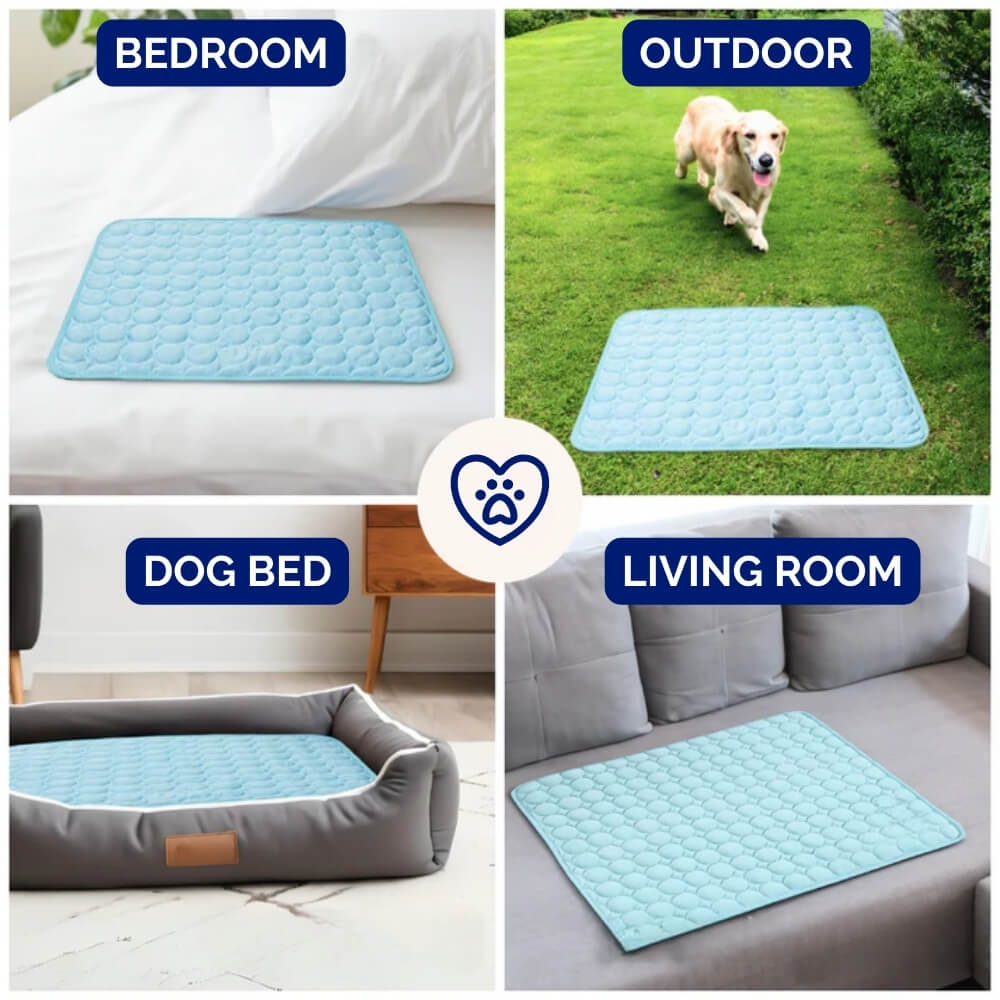 CoolPaws Dog Cooling Mat - Premium Pet Cooling Pad for Hot Weather Relief | Durable, Non-Toxic & Easy to Clean