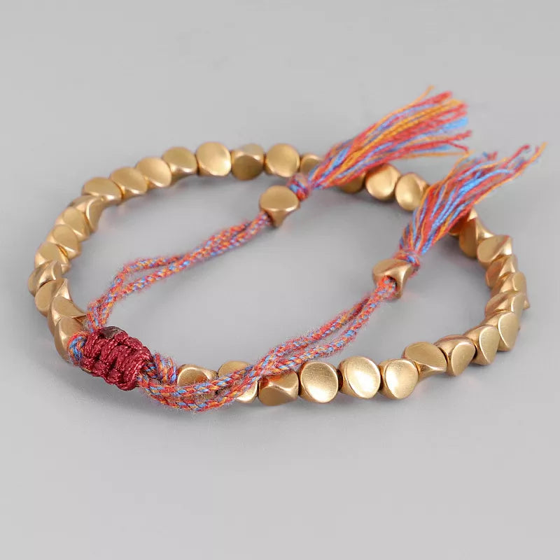 Elegant Women's Copper Bead Lucky Bracelet | Stylish & Unique Jewelry Gift