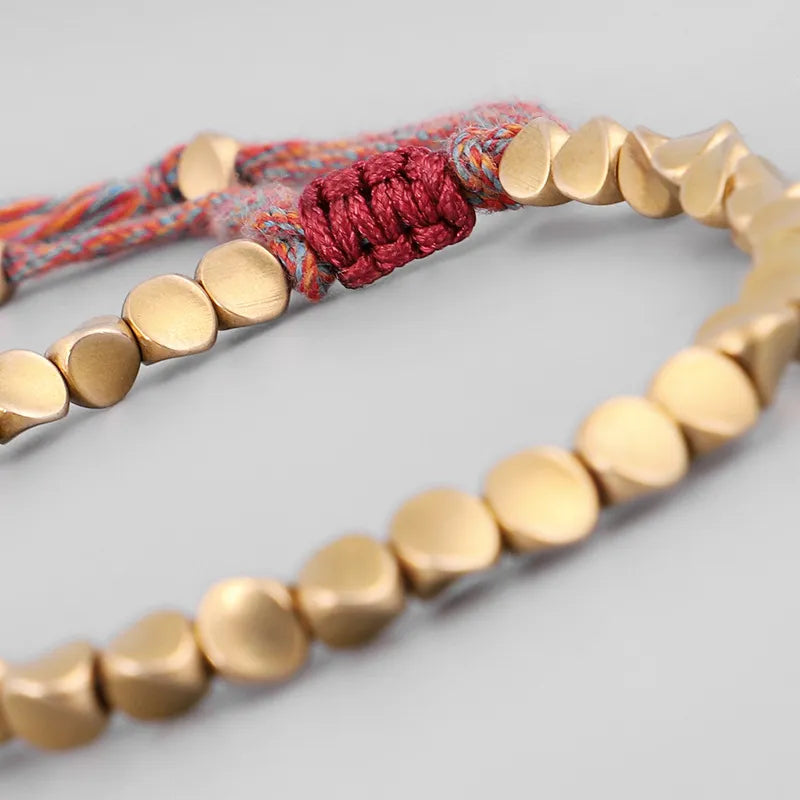 Elegant Women's Copper Bead Lucky Bracelet | Stylish & Unique Jewelry Gift