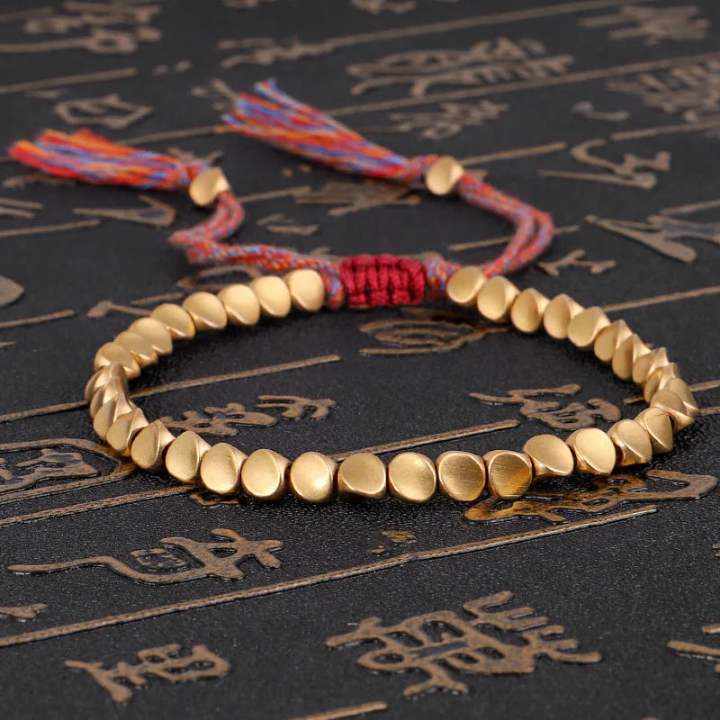 Elegant Women's Copper Bead Lucky Bracelet | Stylish & Unique Jewelry Gift