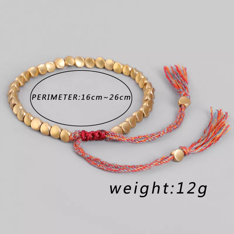 Elegant Women's Copper Bead Lucky Bracelet | Stylish & Unique Jewelry Gift