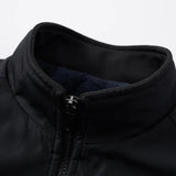 Men's high neck coat, view 4